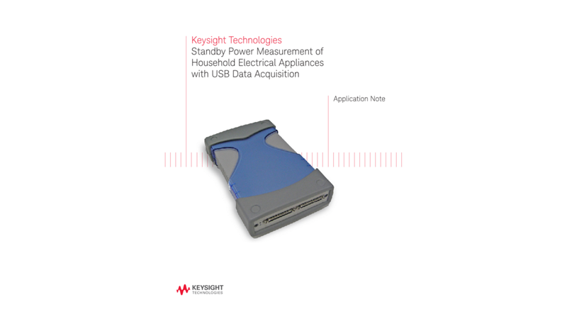 Standby Power Measurement with USB Data Acquisition